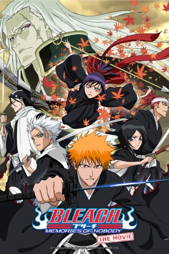 Ichigo and Rukia appear with Senna and other characters on the Memories of Nobody film poster.